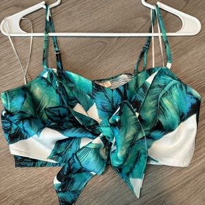 Tropical crop top